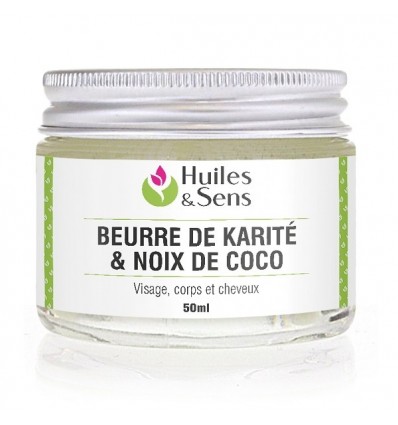 Beurre de karité et Noix de coco bio